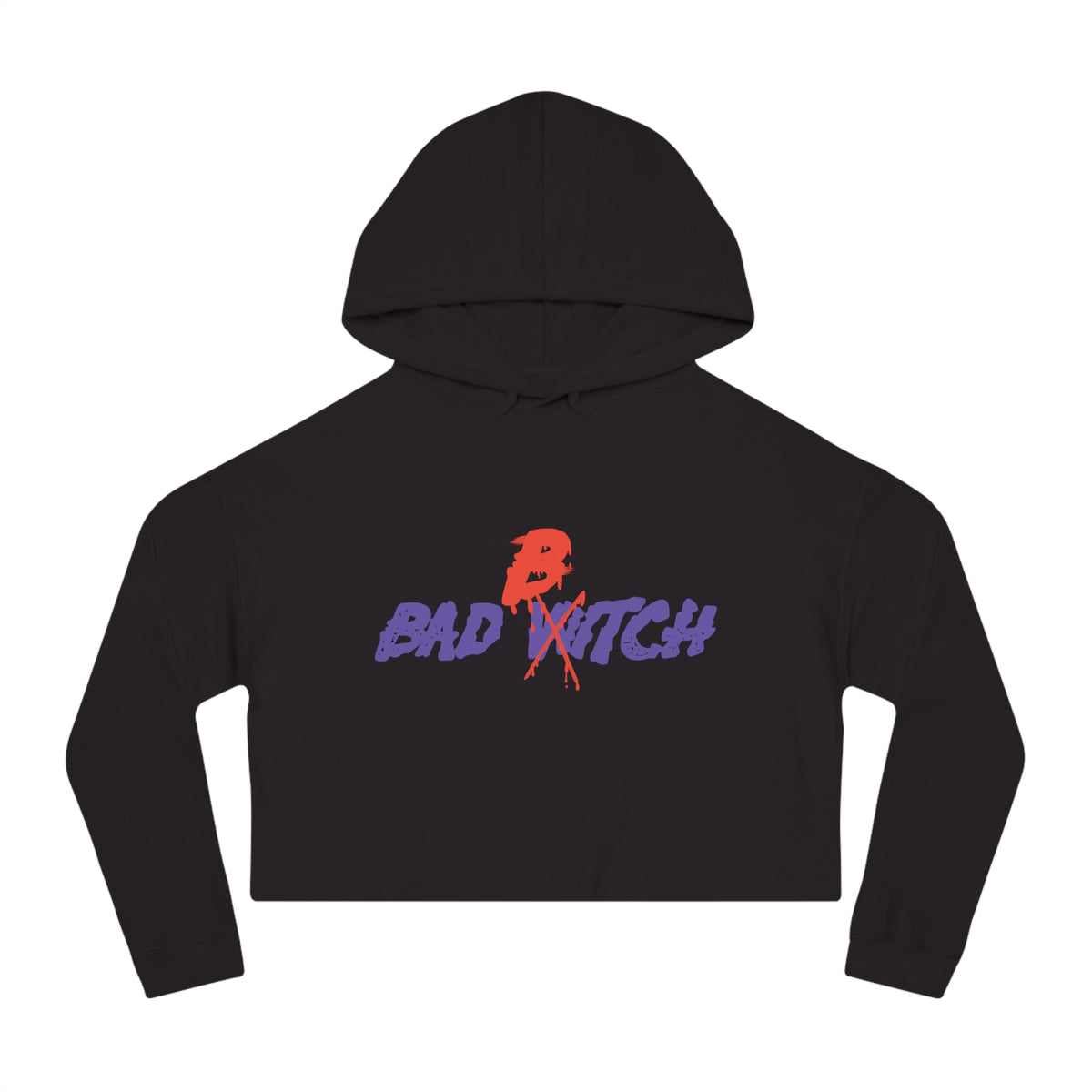 Bad Witch Cropped Hooded Sweatshirt